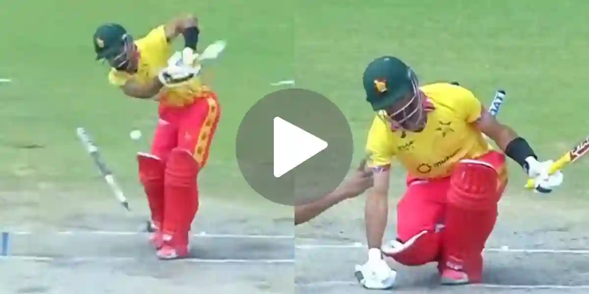 [Watch] Abbas Afridi Exposes Sikandar Raza's Defence; Castles Him With Sheer Pace